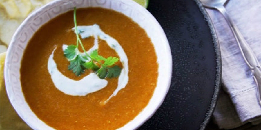 Soupe indienne de lentille rouge de Josée Di Stasio