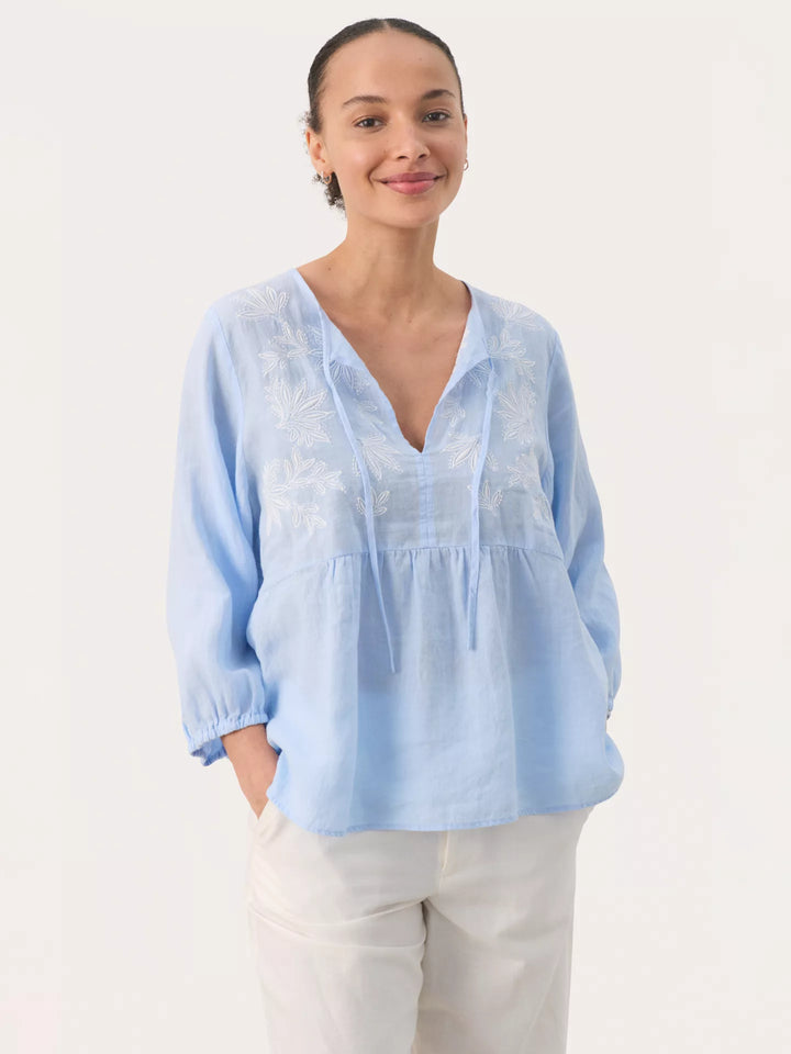 Blouse avec broderie Gwendina