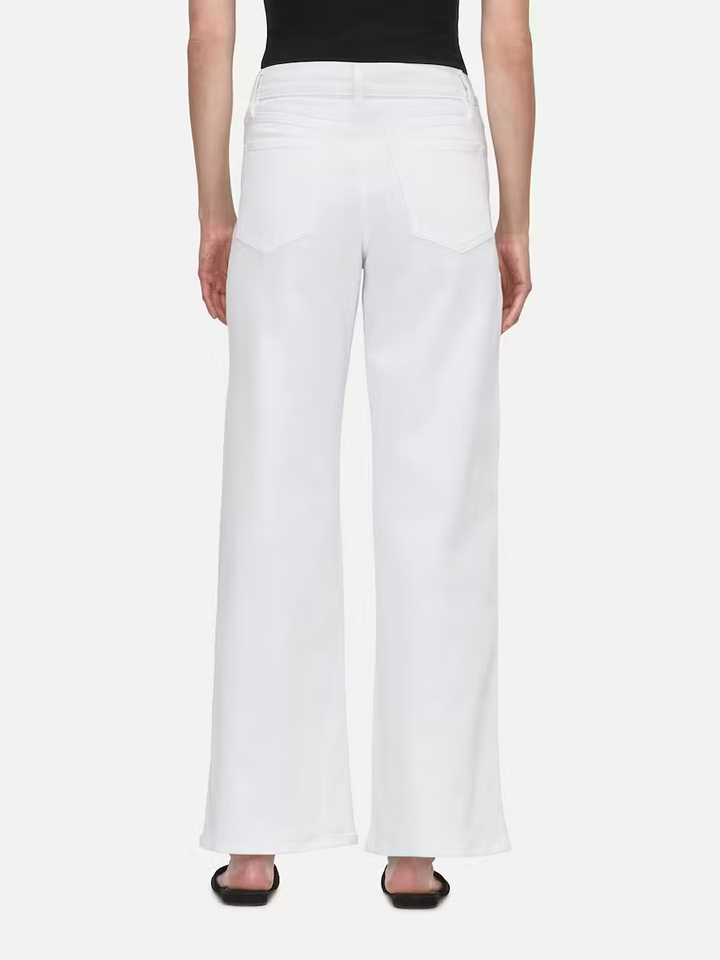 Jeans Slim Palazzo - Blanc