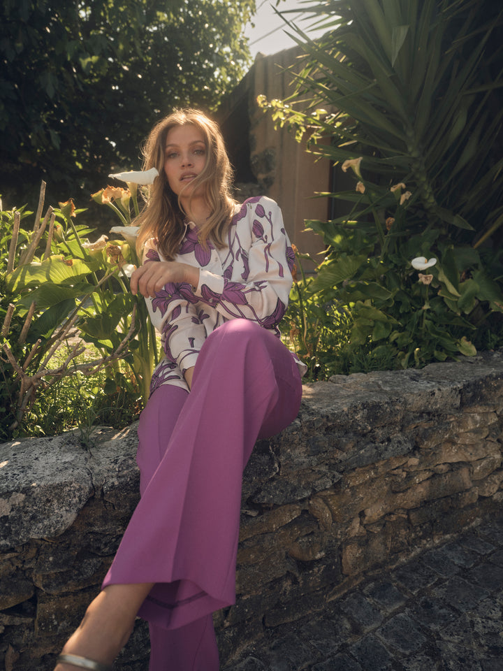 Blouse fleurs