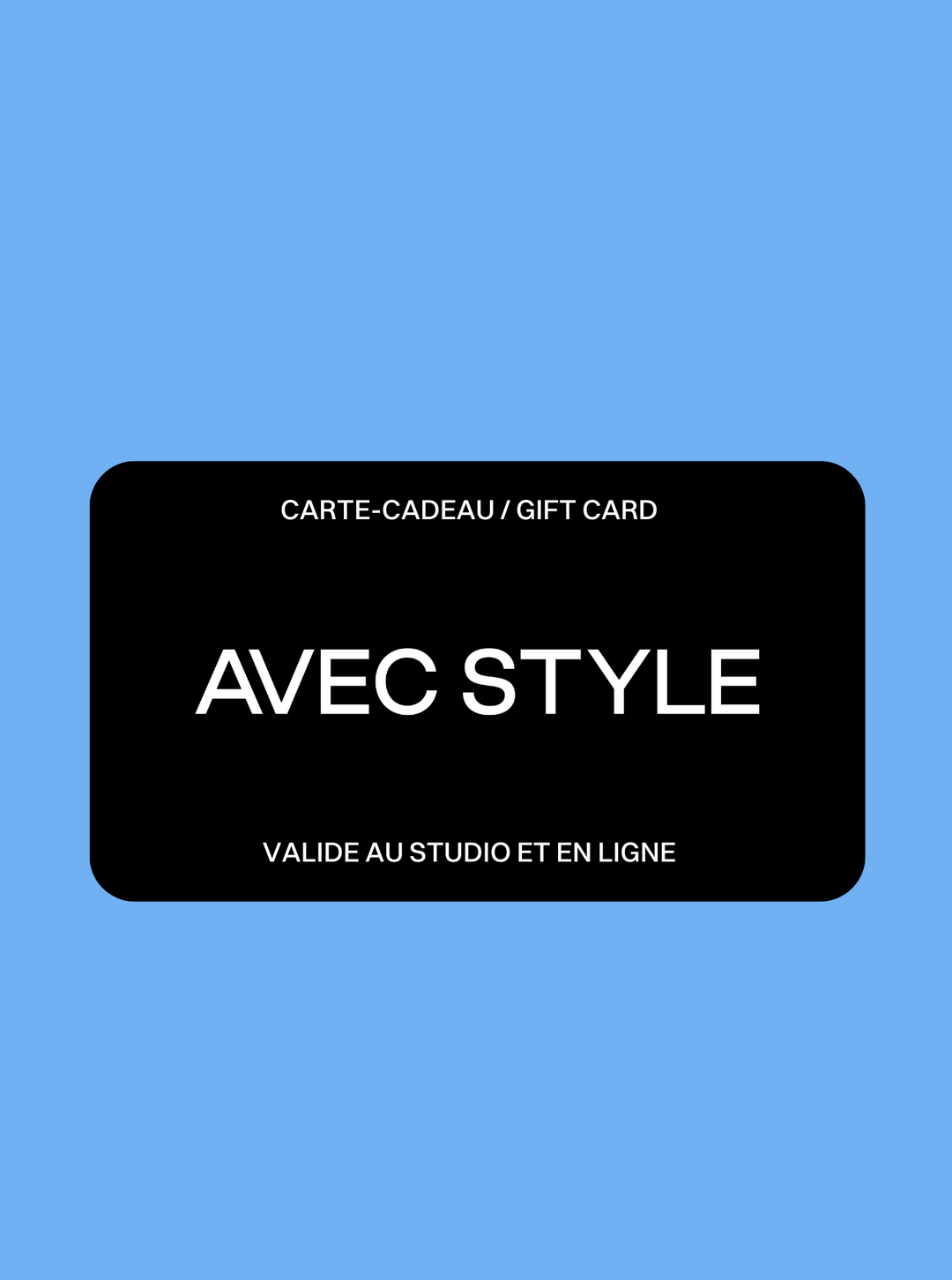 Carte-cadeau digitale