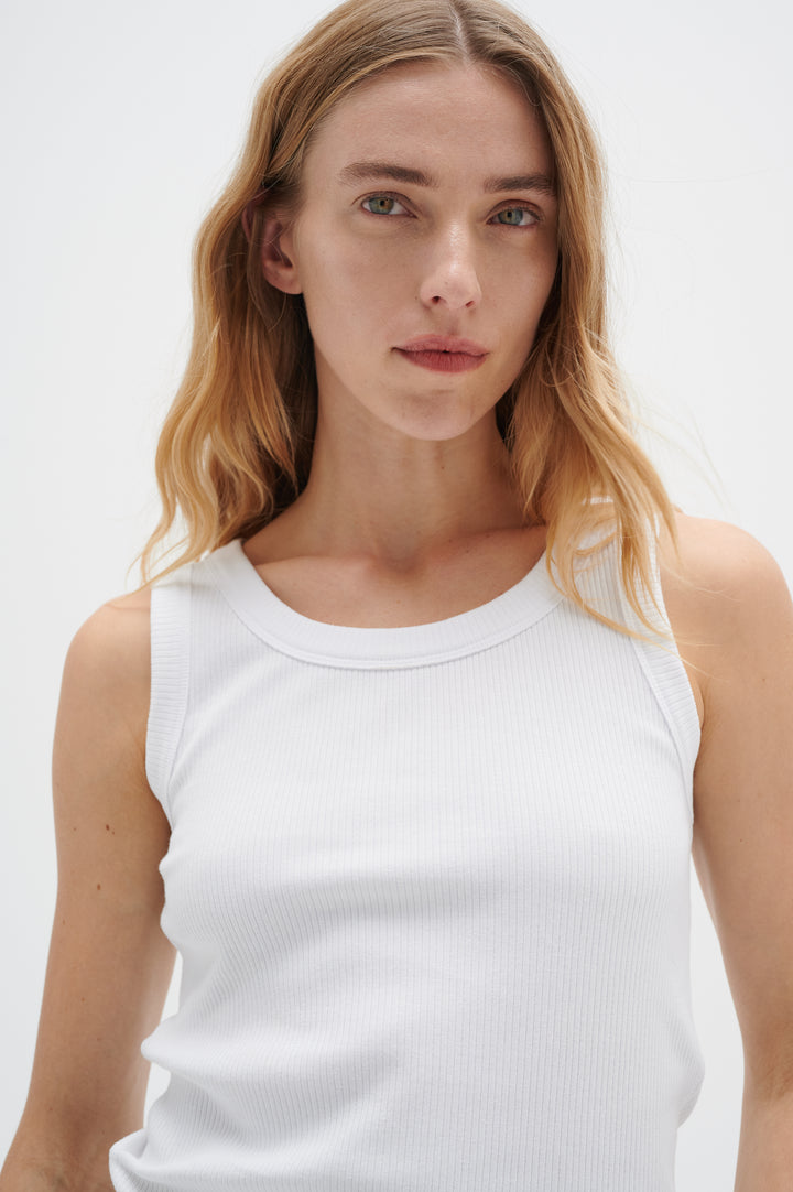 Camisole coton col rond Dagna