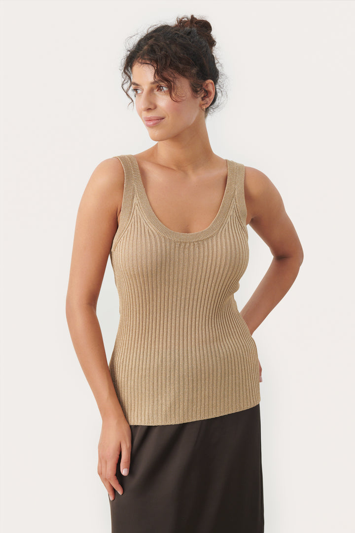 Camisole en tricot extensible