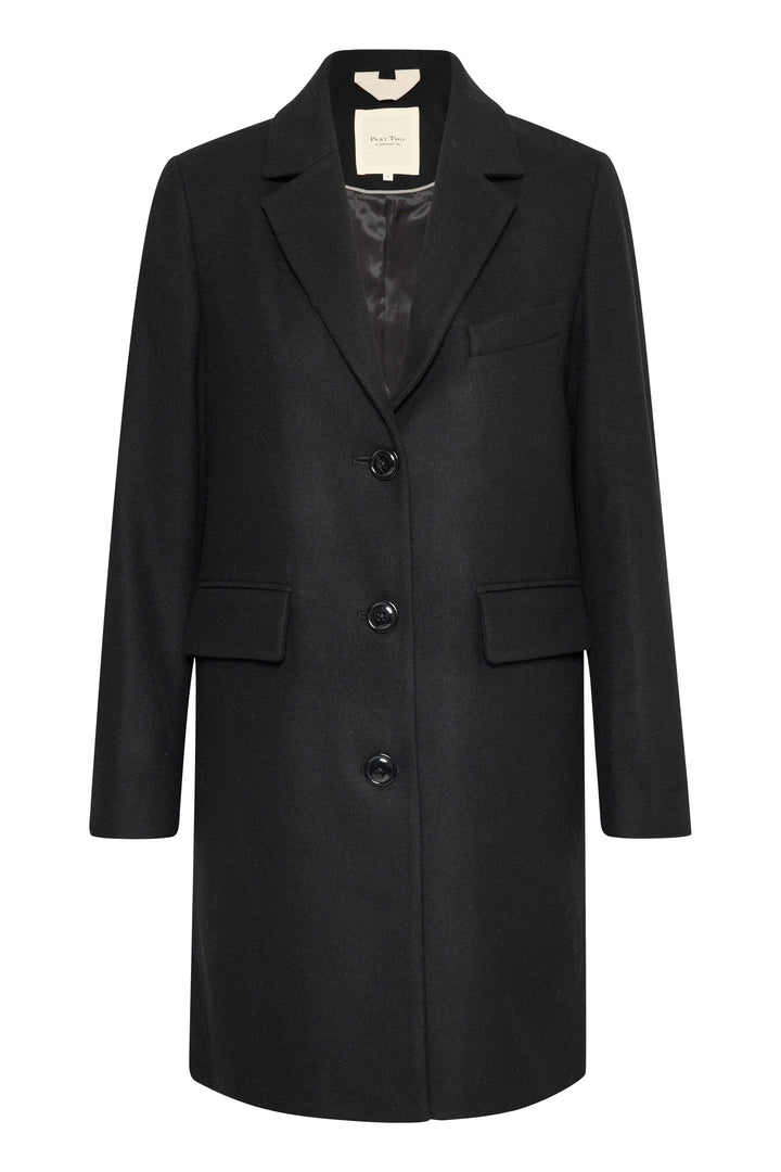 Manteau col tailleur Leanette