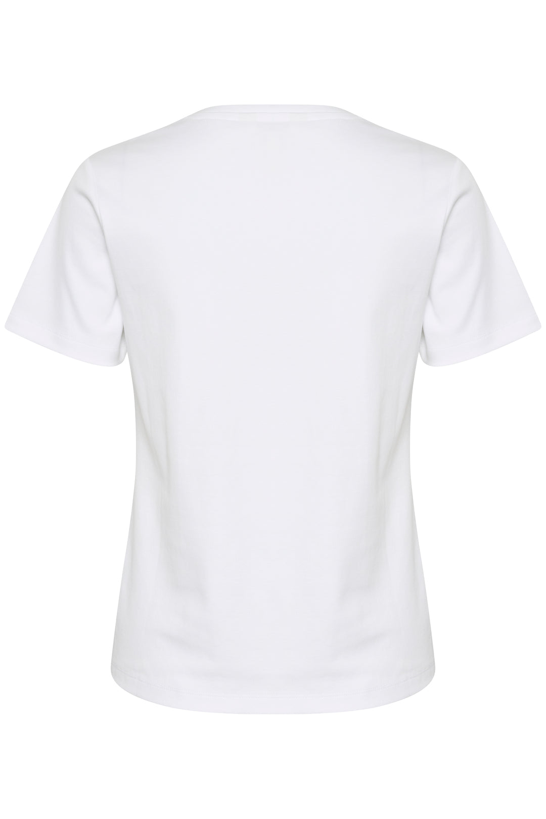 T-shirt en coton avec col rond Lenya