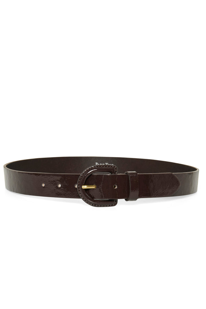 Ceinture cuir verni Mana 1"