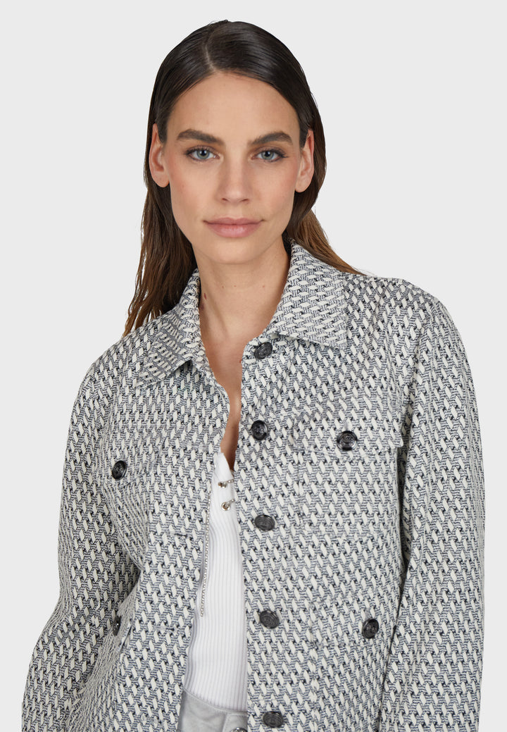 Veste en jacquard lurex