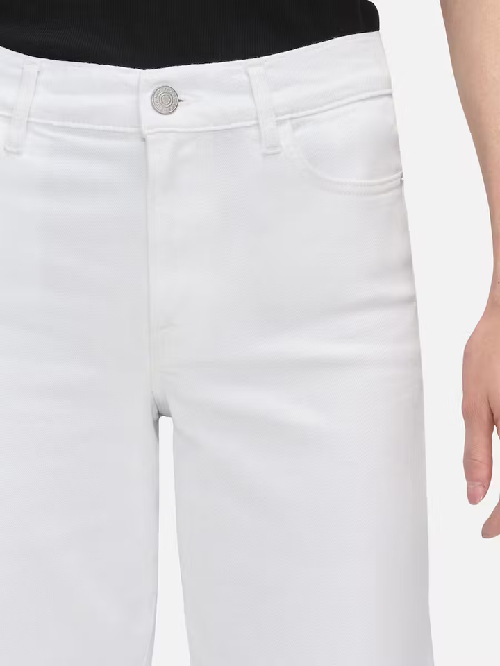 Jeans Slim Palazzo - Blanc