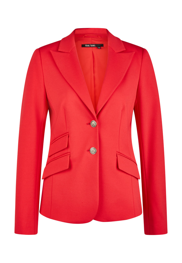 Blazer extensible deux boutons rouge