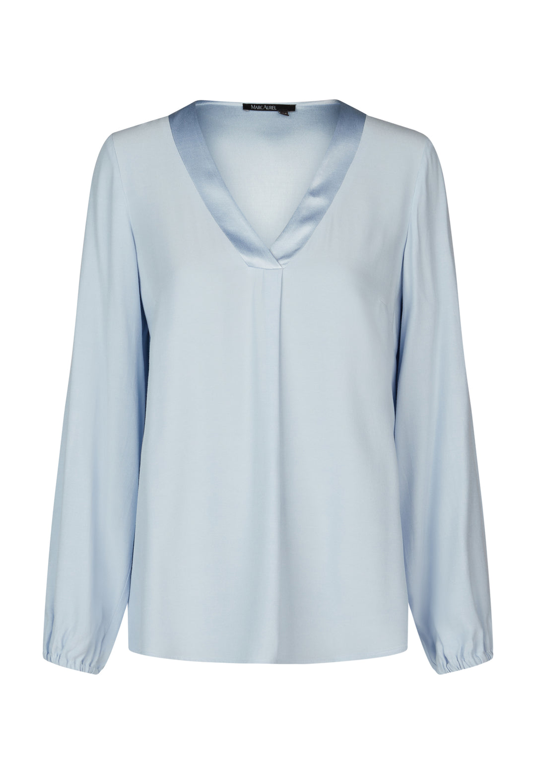 Blouse avec bande satin