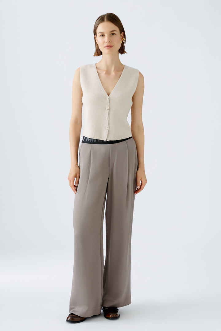 Pantalon palazzo taille élastique