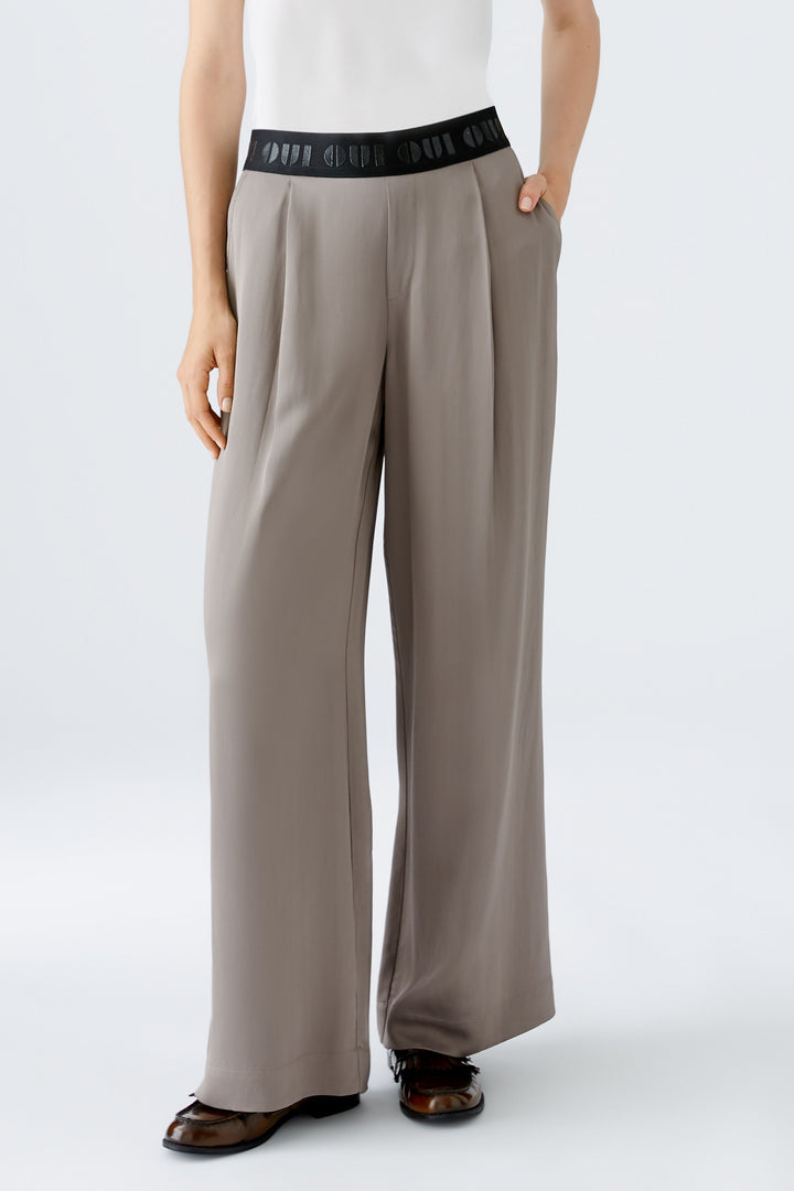 Pantalon palazzo taille élastique