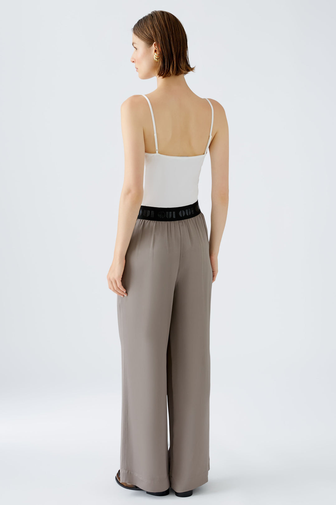 Pantalon palazzo taille élastique