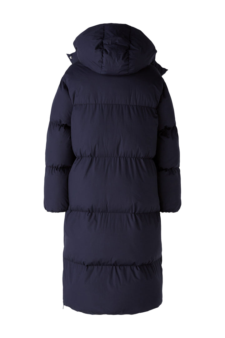 Manteau long duvet matelassé marine - HIVER