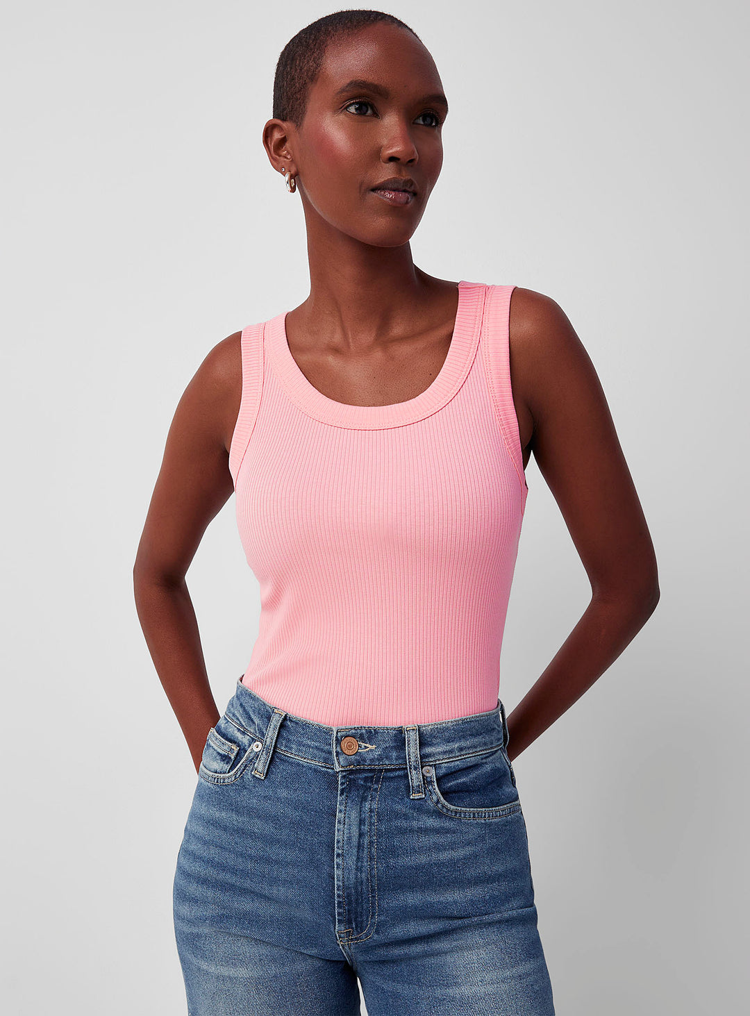 Camisole coton col rond Dagna