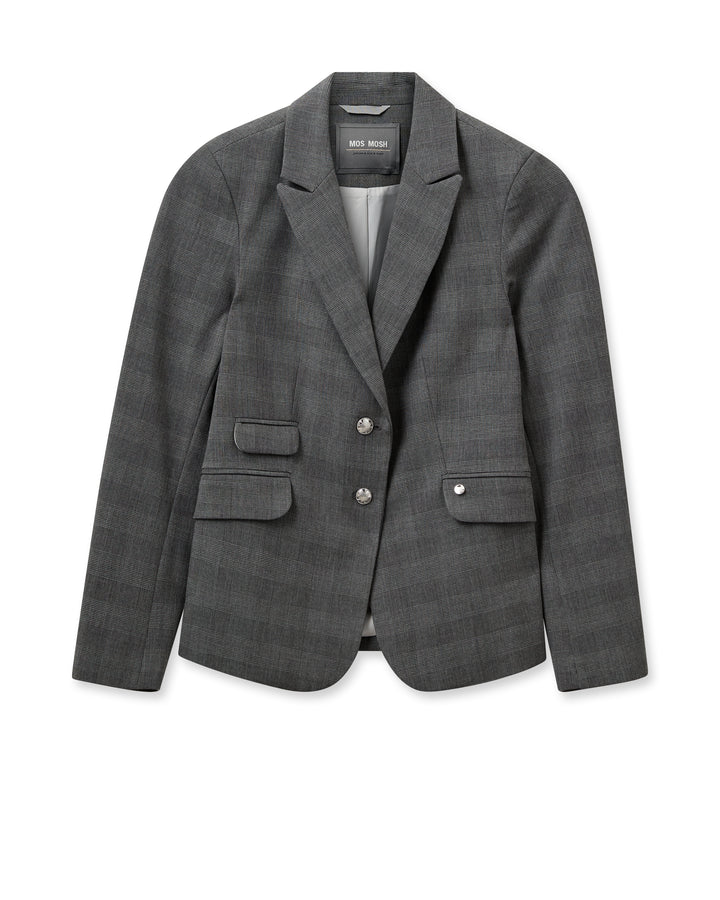 Blazer à carreaux gris Blake Kimi