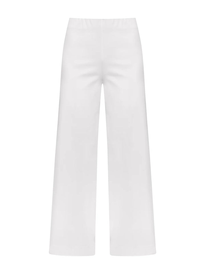 Pantalon popeline coton taille élastique