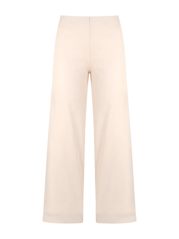 Pantalon popeline coton taille élastique