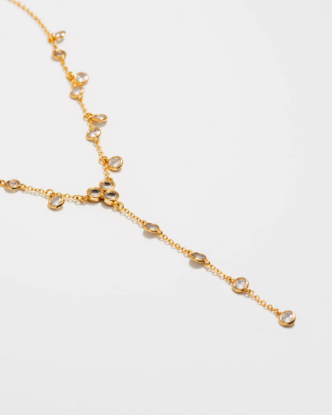 Collier cristal Lariat