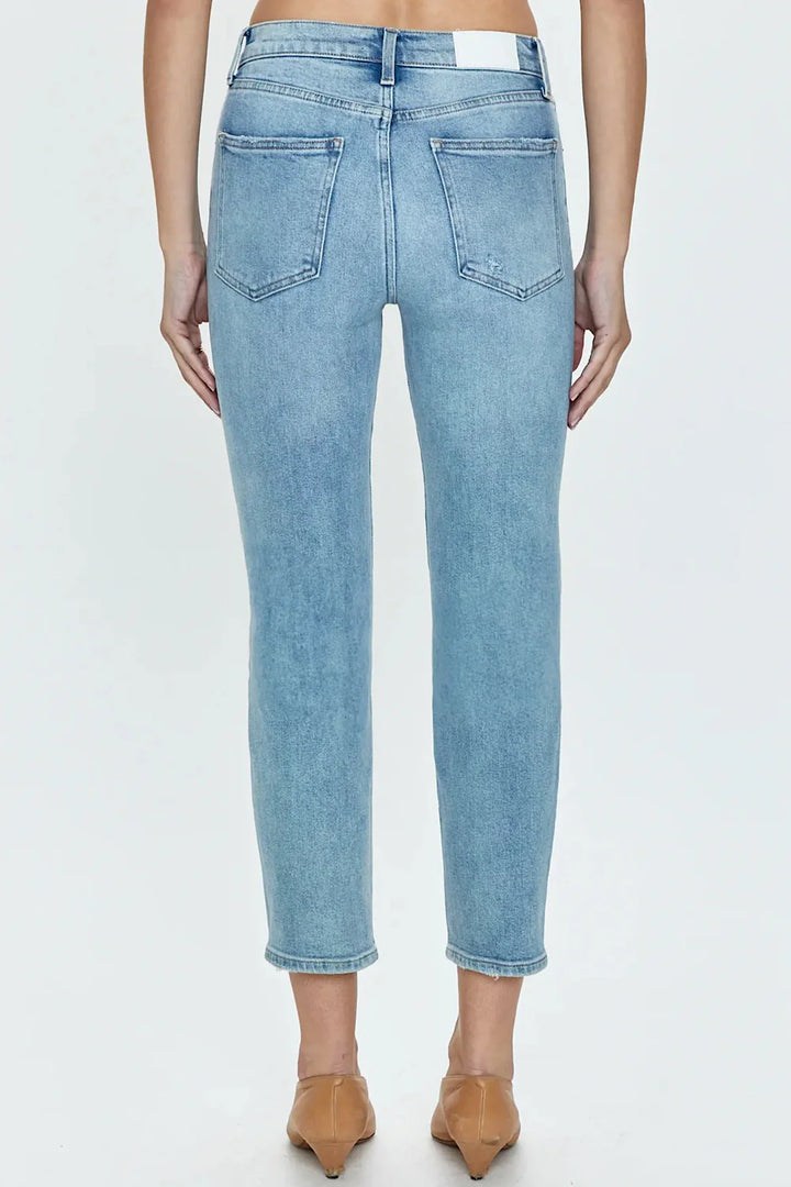 Jeans semi-ajusté Monroe Crop