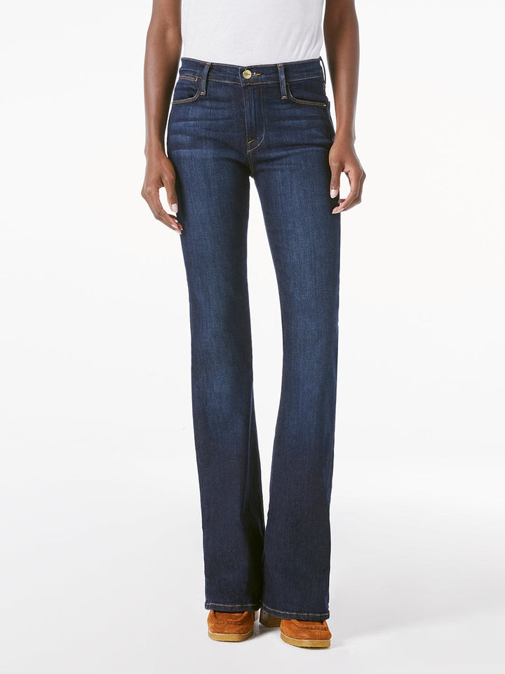 Jeans long bleu foncé Frame - High flare - Sutherland