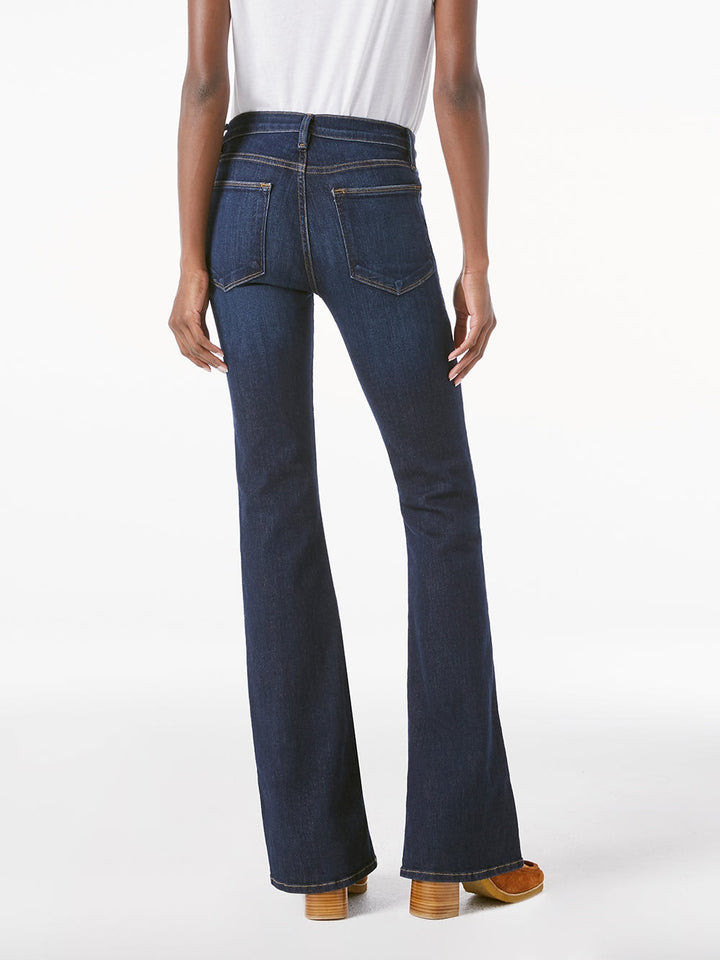 Jeans long bleu foncé Frame - High flare - Sutherland