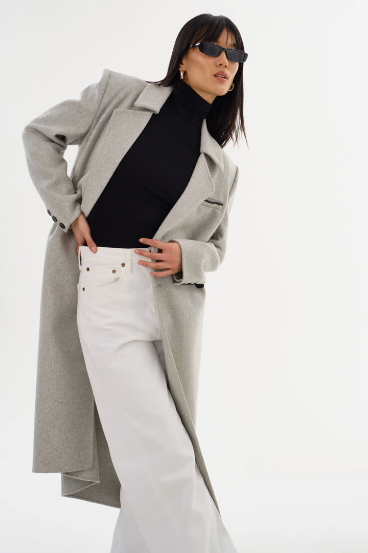 Manteau long en laine Lorelei