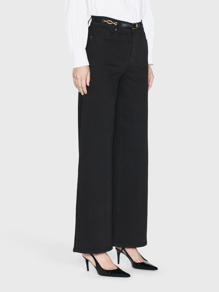 Jeans Slim Palazzo - Noir