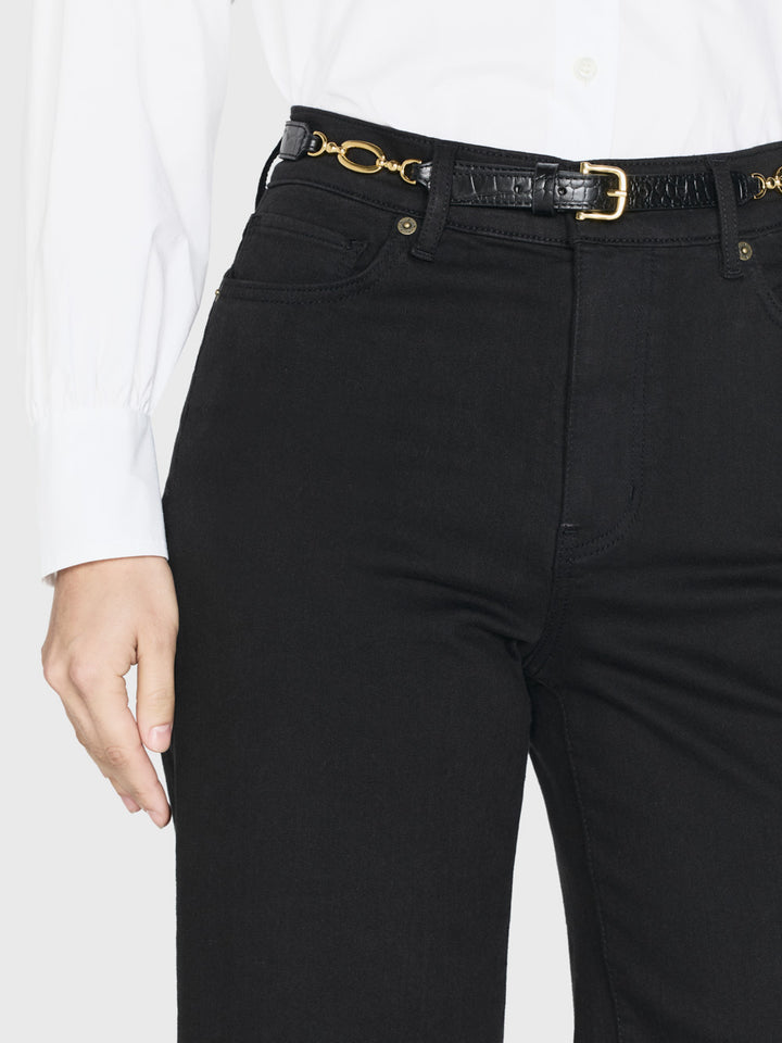 Jeans Slim Palazzo - Noir