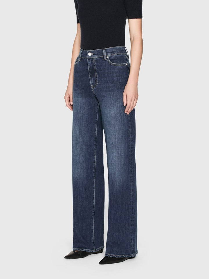 Jeans Slim Palazzo Long - Lupine