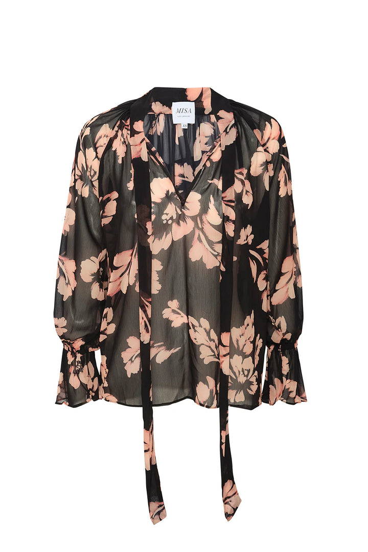 Blouse chiffon floral Gracie