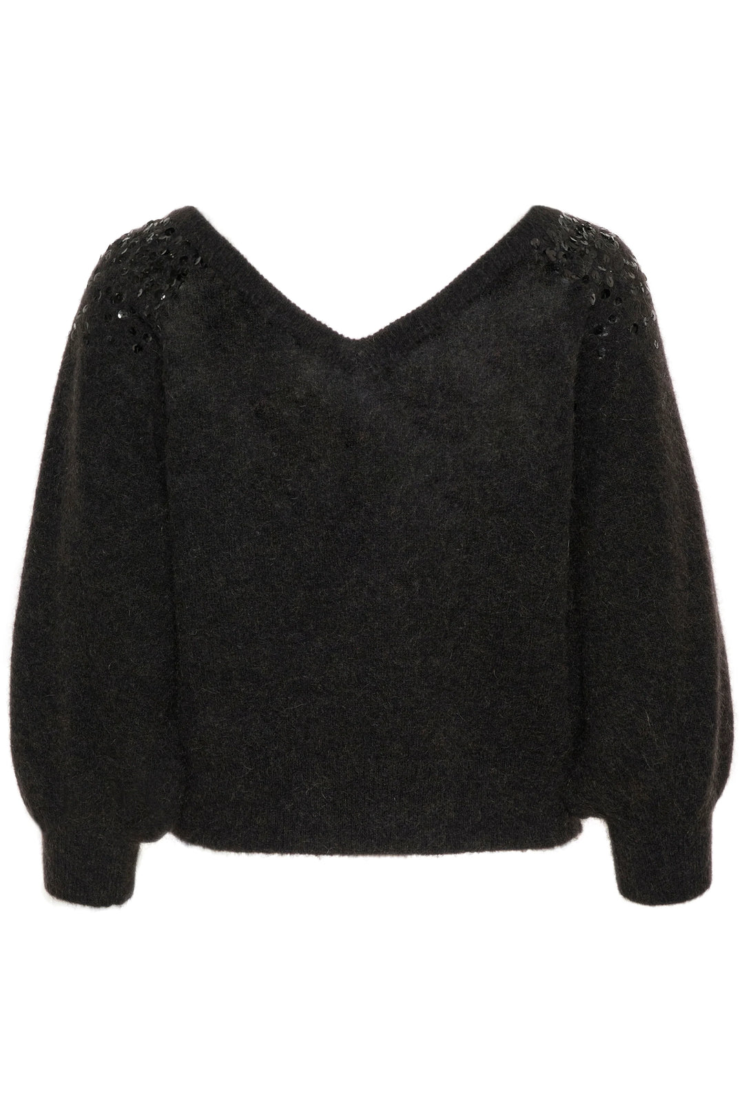 Pull col V avec paillettes Malan