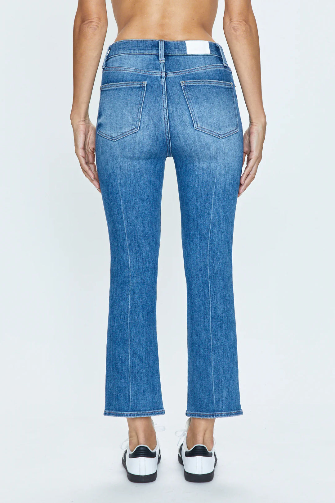 Jeans Lennon - Crop Évasé - Bleu caravan