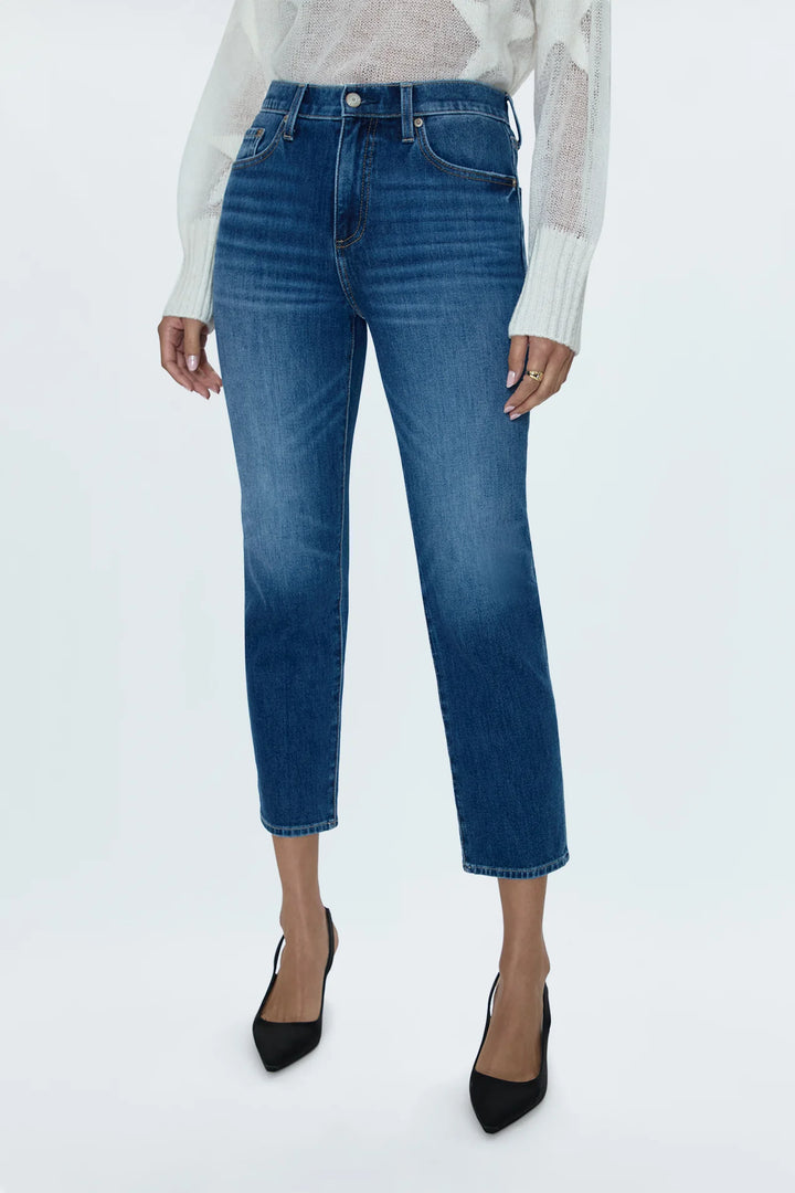 Jeans semi-ajusté Monroe Crop