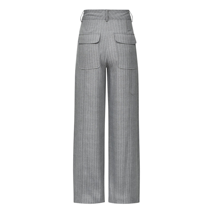 Pantalon Elira gris avec rayures - Sofie Schnoor