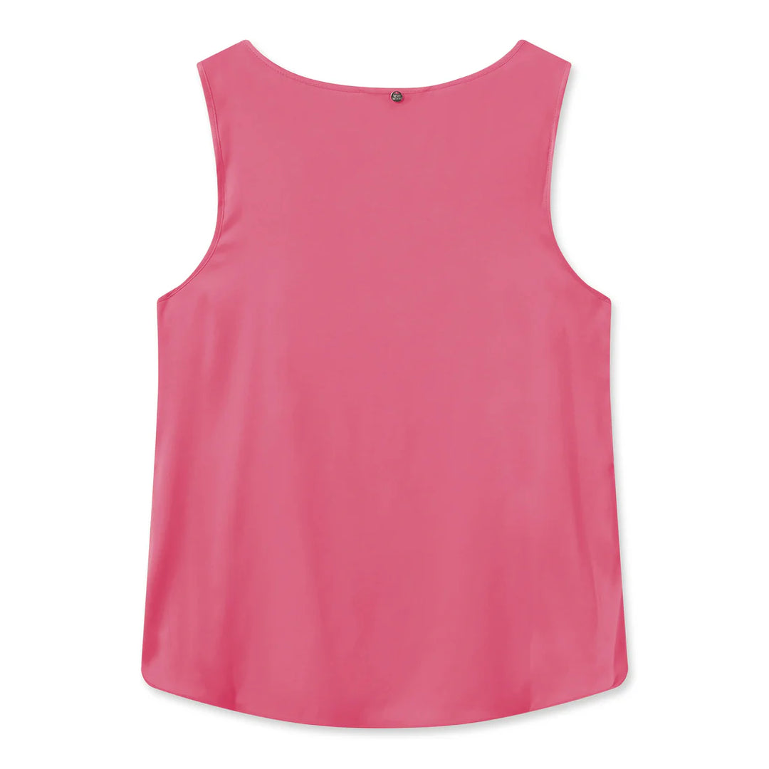 Camisole de soie col rond Astrid