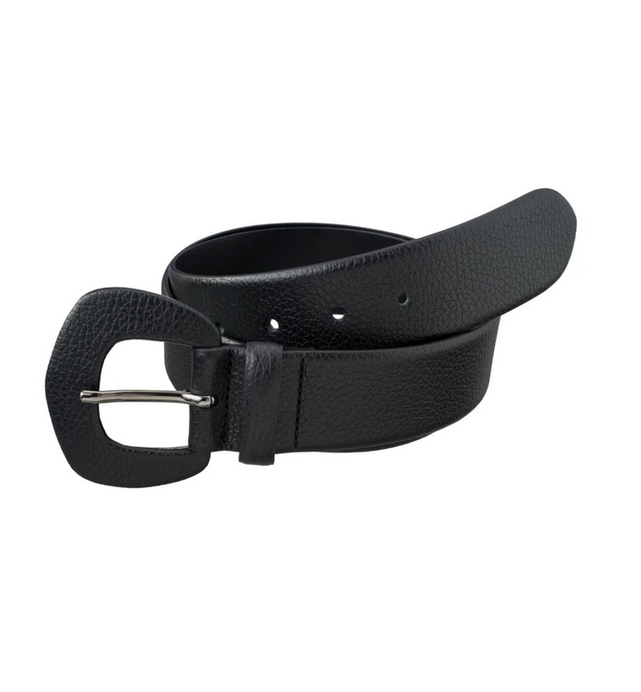 Ceinture boucle de cuir 1.5"