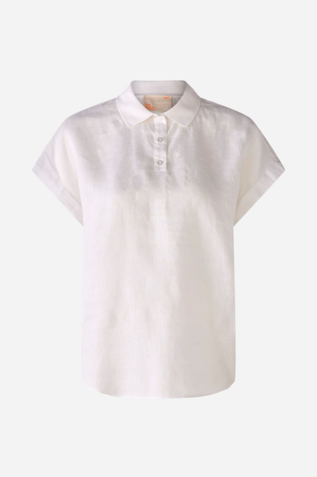 Blouse style polo en lin