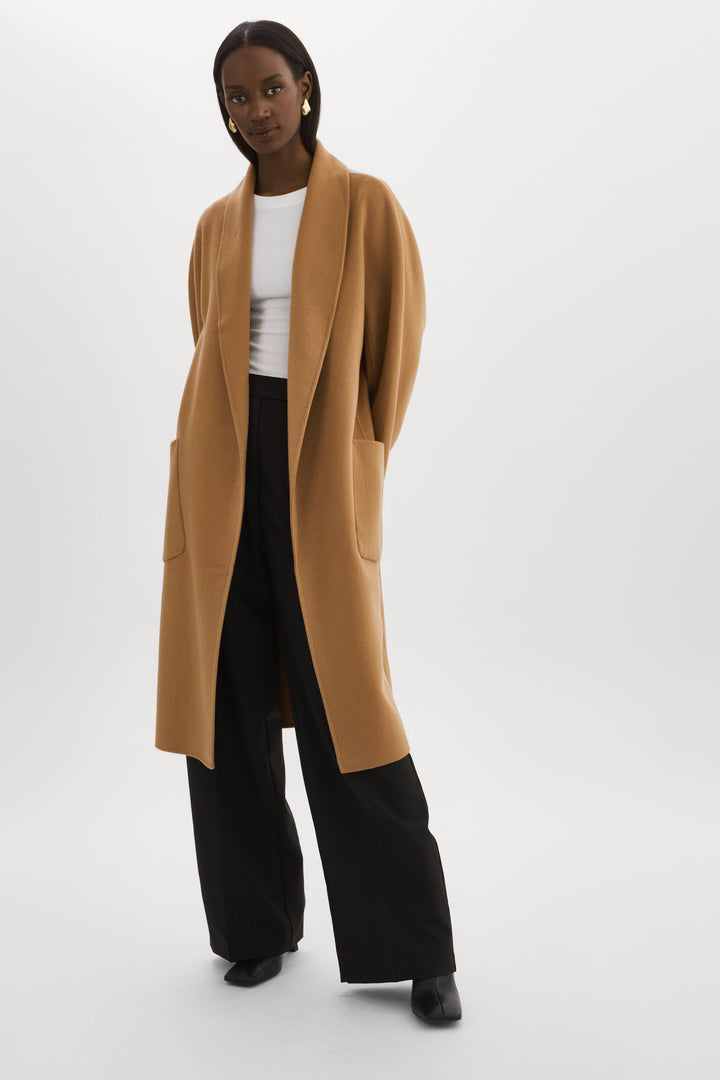 Long manteau relax