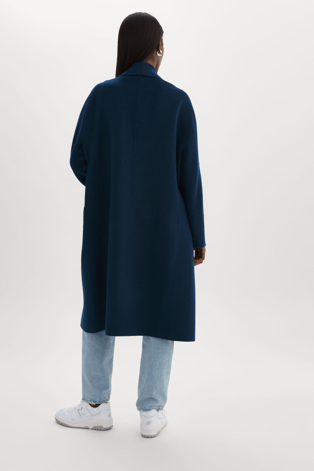 Long manteau relax