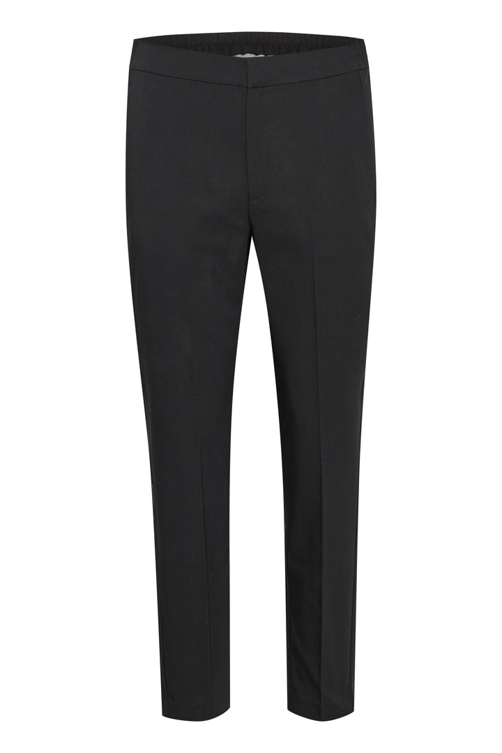 Pantalon droit élastique Zella - Noir