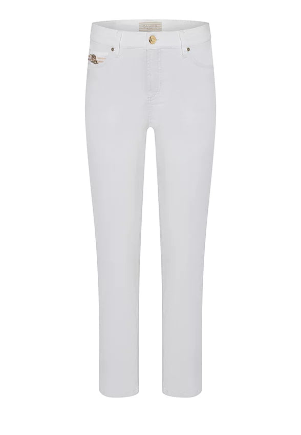 Jeans jambe cigarette Piper blanc