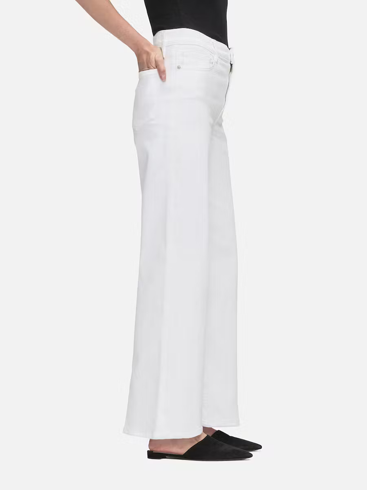 Jeans Slim Palazzo - Blanc