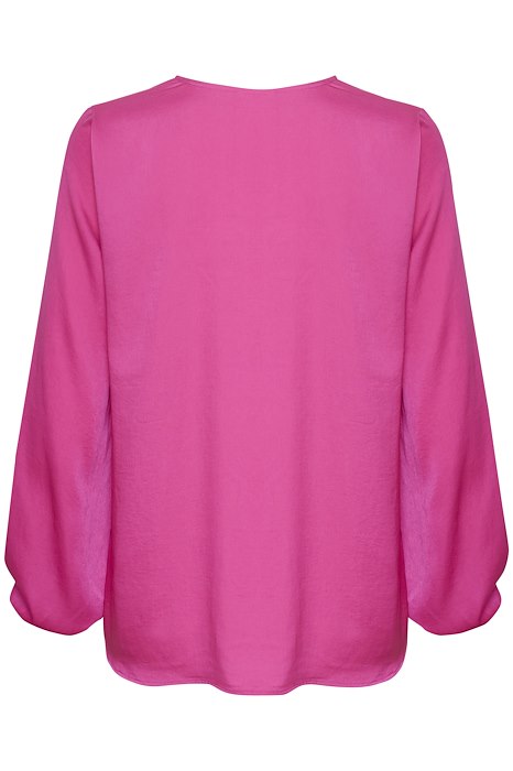 Blouse légère col V Rinda - Fushia