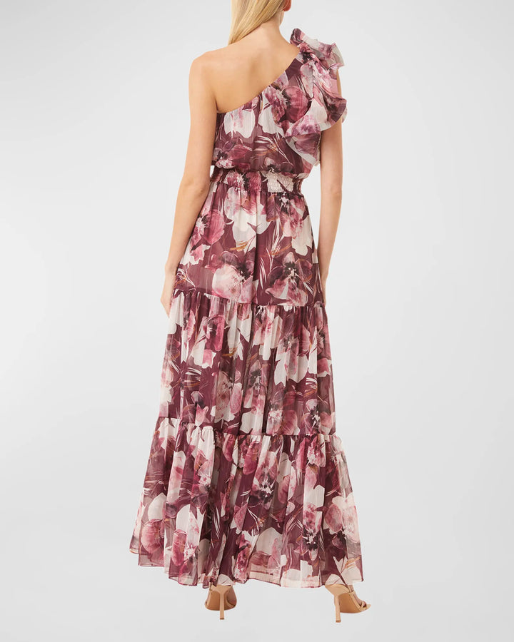 Robe longue fleurs tropicales  Ilaria