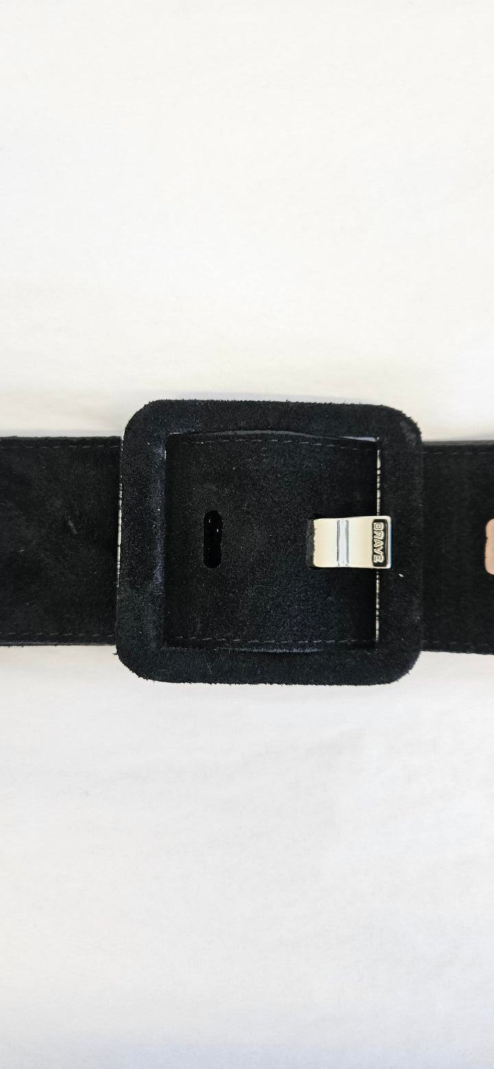 Ceinture large suède Makani 2"