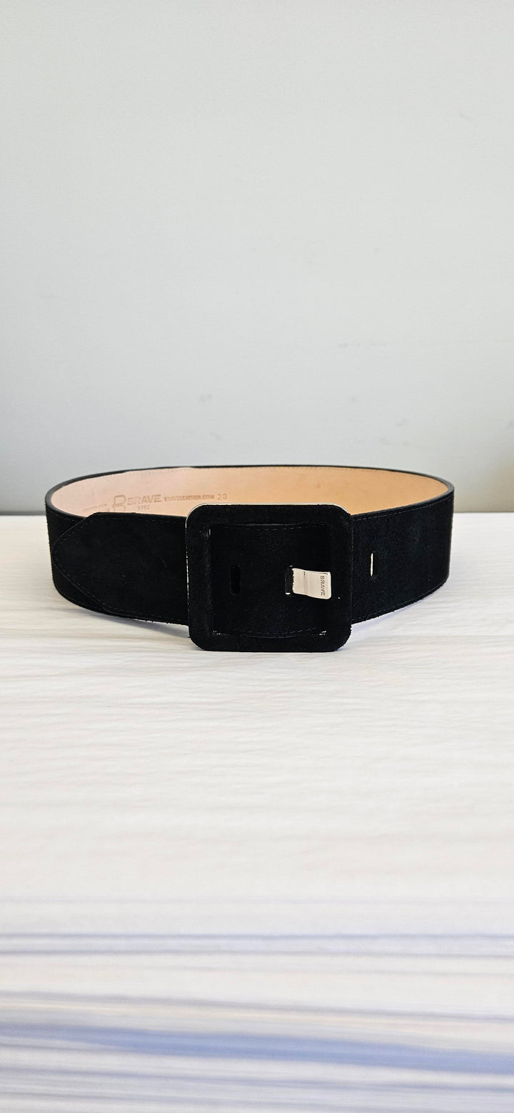 Ceinture large suède Makani 2"