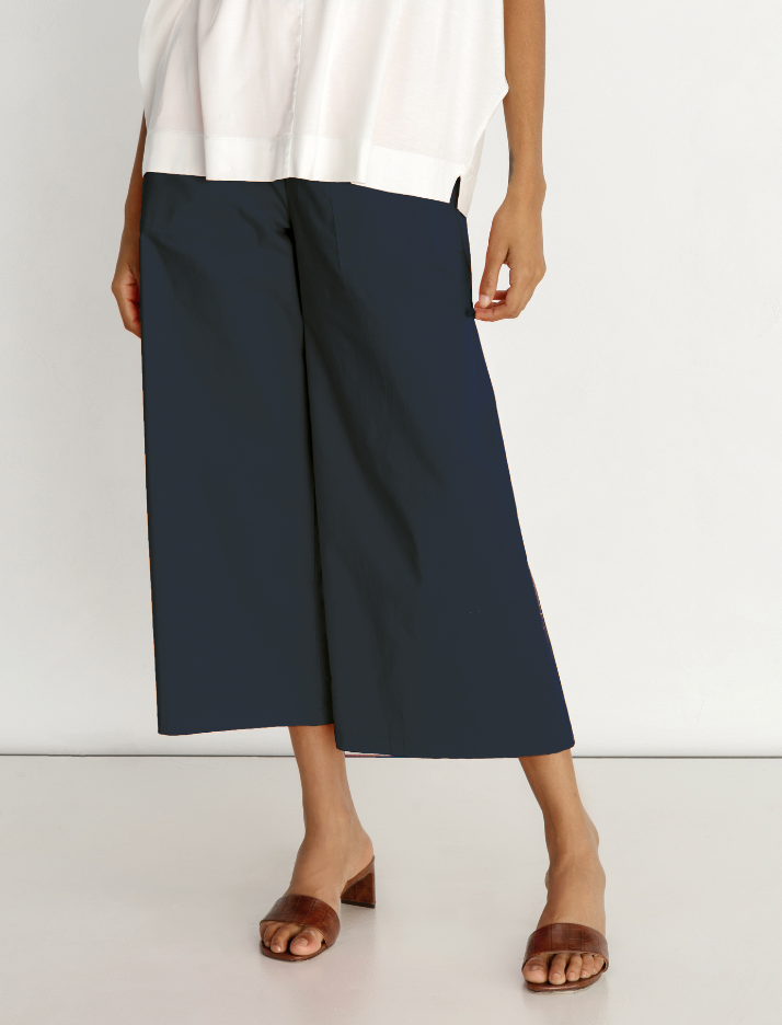 Pantalon large marine - Maria Bellentani