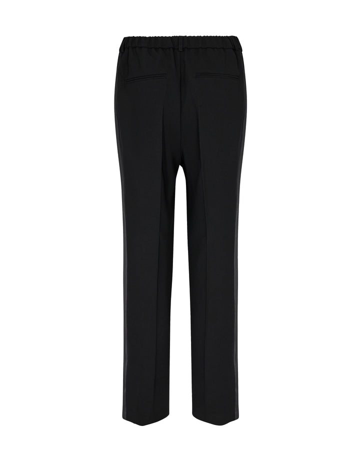 Pantalon coupe tuxedo avec bande de satin