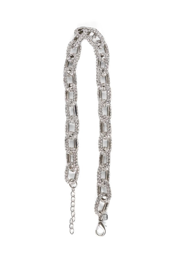 Collier anneaux de strass